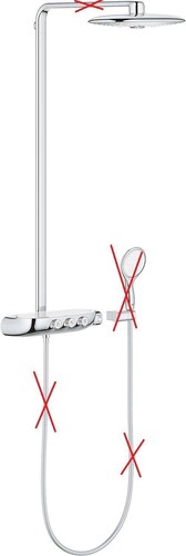 Système douche grohe - système,